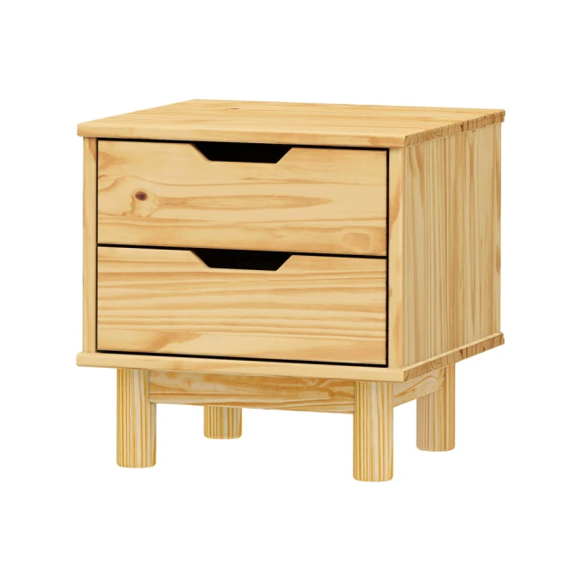 Noční stolek 2 zásuvky BONITO 2 lak