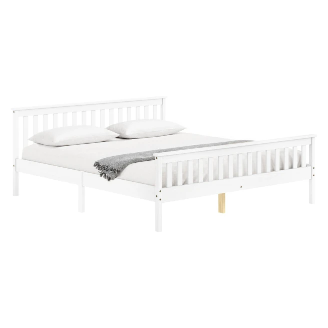 Dvoulůžko TORINO 180x200 bílý lak