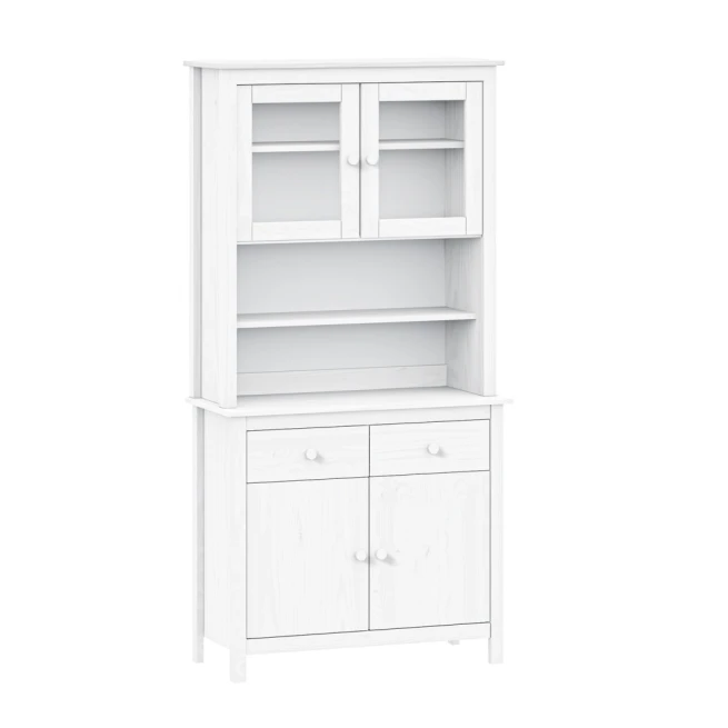 Sestava příborník TORINO bílá