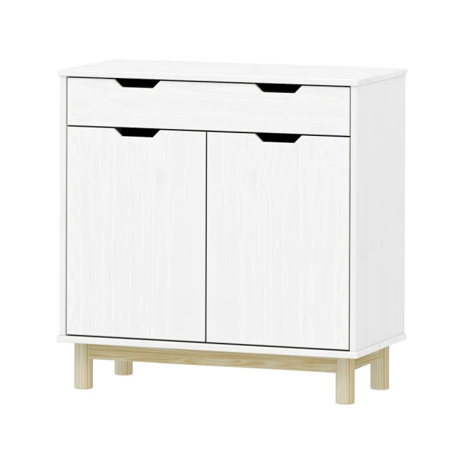 Komoda 2 dveře + 1 zásuvka BONITO 2 bílý lak