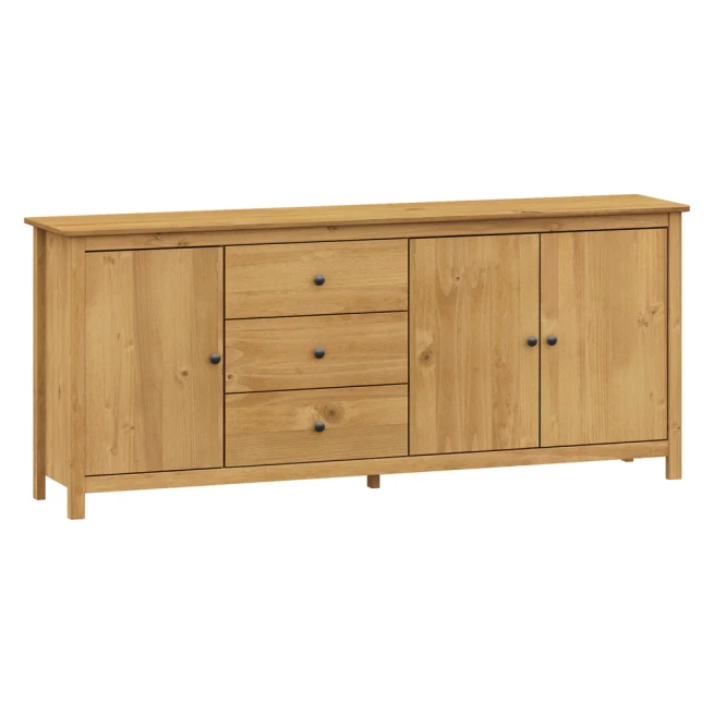 Komoda 3 dveře + 3 zásuvky TORINO vosk