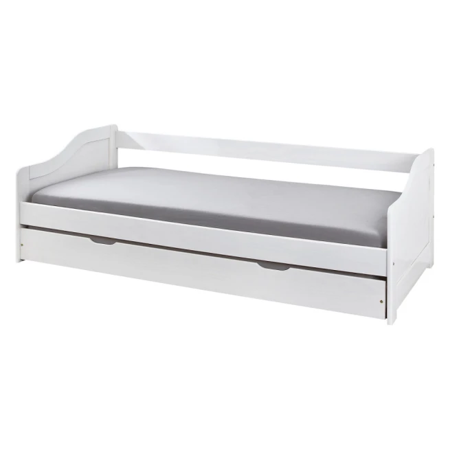 Jednolůžko s přistýlkou LAURA bílé