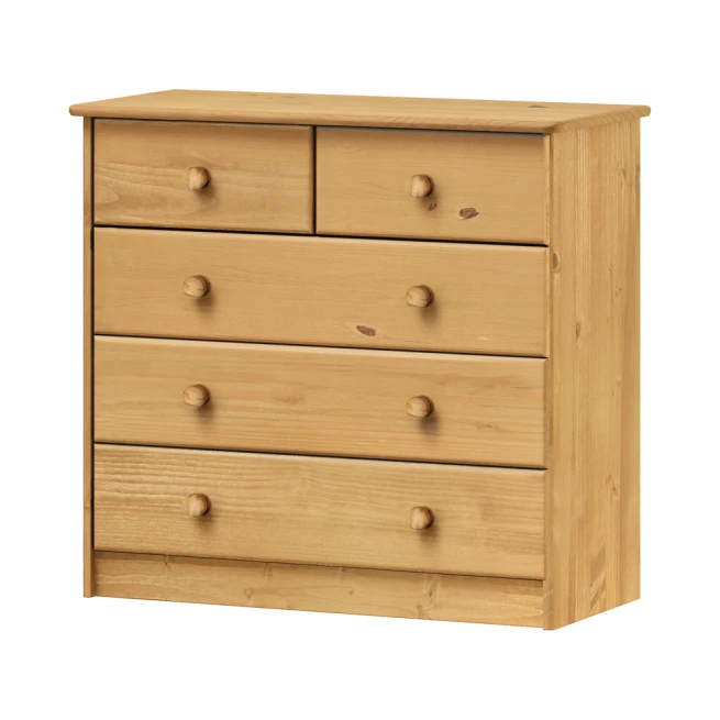 Prádelník 3 + 2 zásuvky 918V vosk