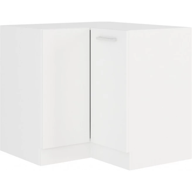 Rohová kuchyňská skříňka Edna 90x90 ND 2F BB bílá