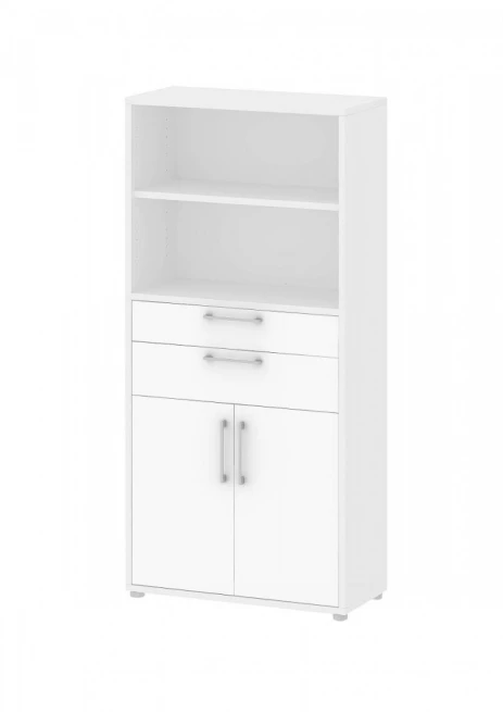 Knihovna Office 80400/157 bílá