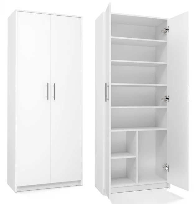 Kancelářská skříň Olina 2D bílá