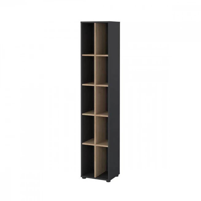 Knihovna Sigal 587 šedá/jackson hickory