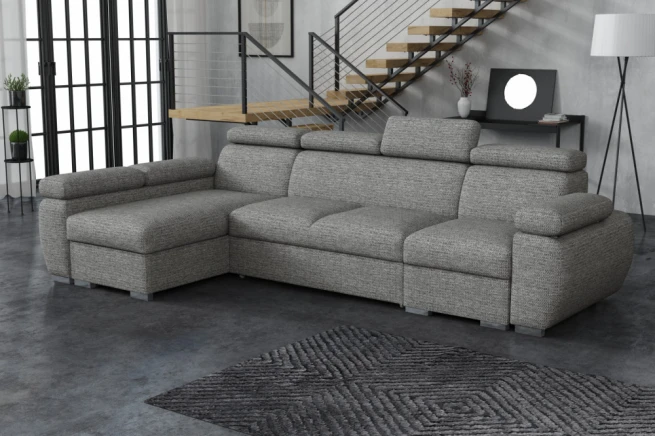 Sedací souprava Bodie L Aragon šedá