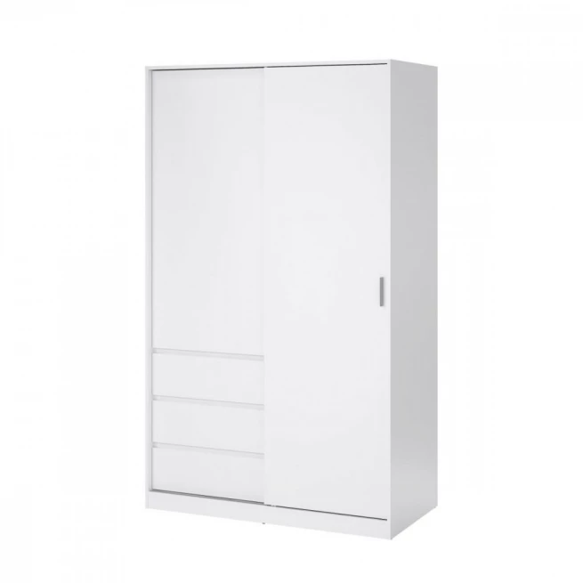 Skříň Simplicity 146 bílý lesk