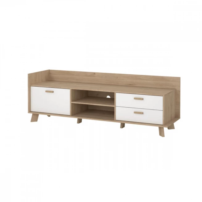 TV stolek Iker 717 jackson hickory/bílá