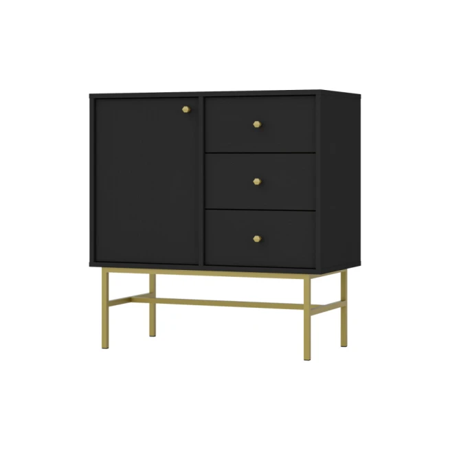 Komoda Tomila 814/3 černý grafit