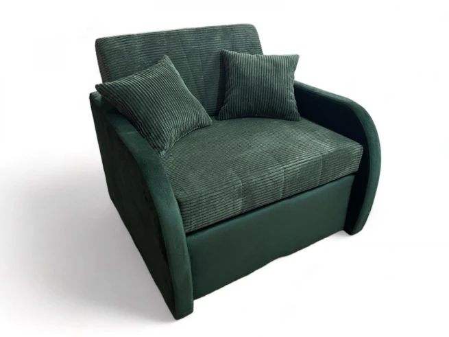 Rozkládací křeslo Jetta tmavě zelená