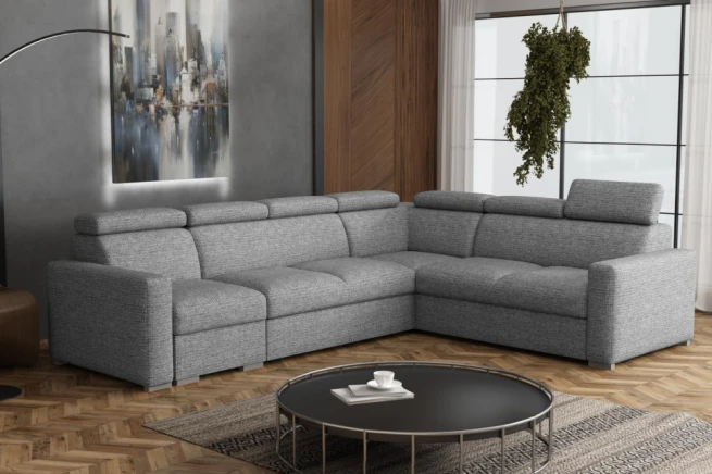 Sedací souprava Petrit V pravá Aragon šedá