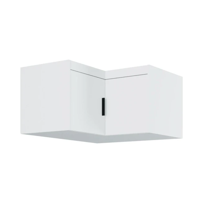 Nástavec na rohovou skříň Enja 2D bílý