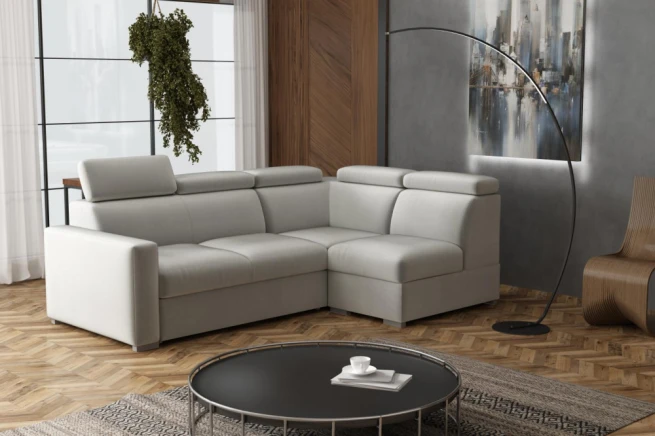 Sedací souprava Petrit VI pravá Paros světle šedá