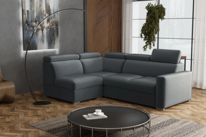 Sedací souprava Petrit VII levá Paros tmavě šedá