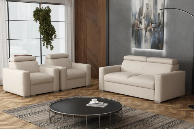 Sedací souprava Petrit 3+1+1 Aragon béžová