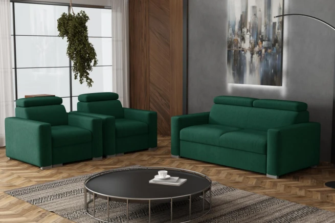 Sedací souprava Petrit 3+1+1 Kronos zelená