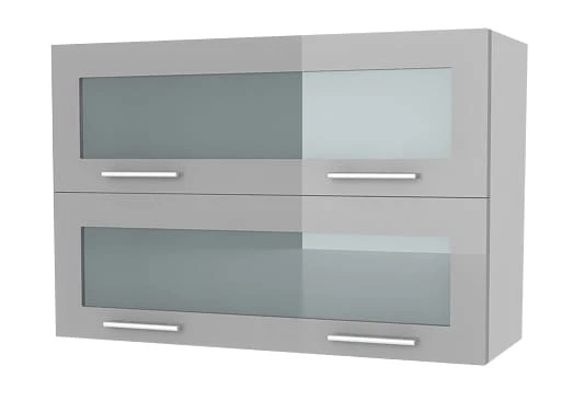 Kuchyňská skříňka Femme KL80 2W šedý lesk