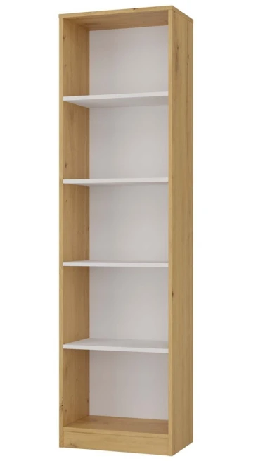 Knihovna Malvína 50 dub artisan/bílá