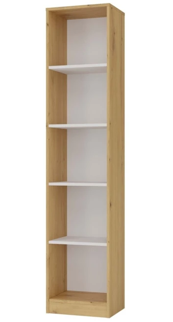 Knihovna Malvína 40 dub artisan/bílá