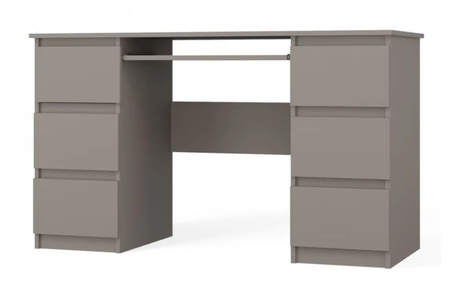 Psací stůl Kima šedá jíl