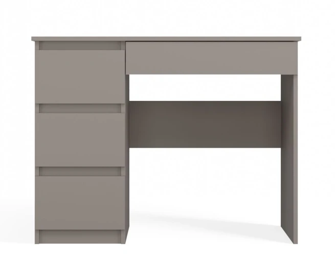 Psací stůl Miles L šedá jíl