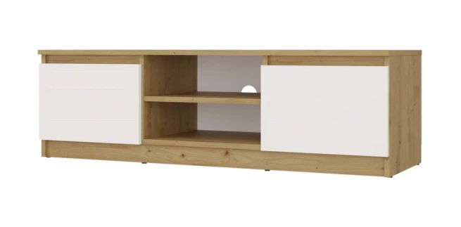 TV stolek Malvína 120 dub artisan/bílá