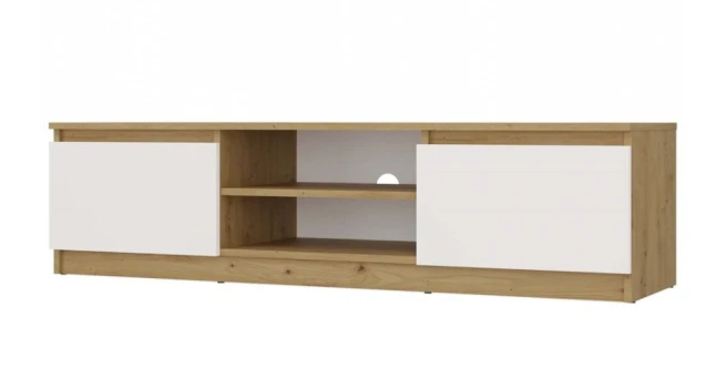 TV stolek Malvína 140 dub artisan/bílá