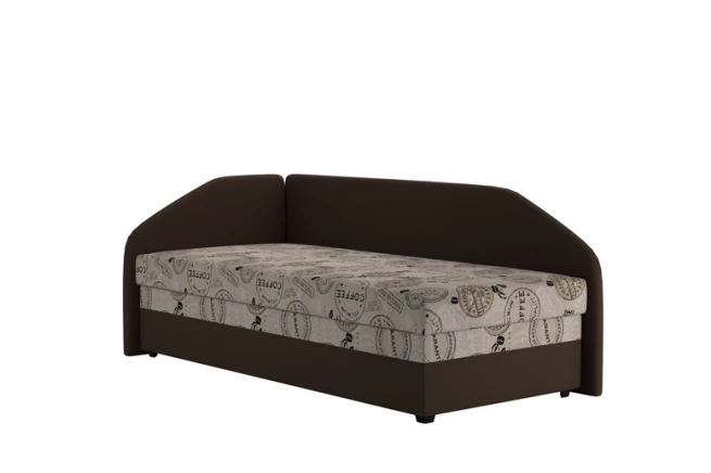 Válenda s čely Torino levá hnědá se vzorem