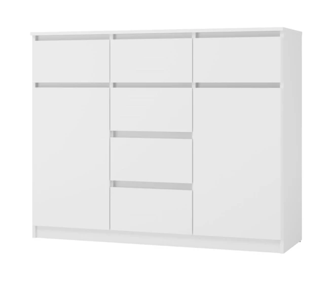 Komoda Malvína 2D6S bílá