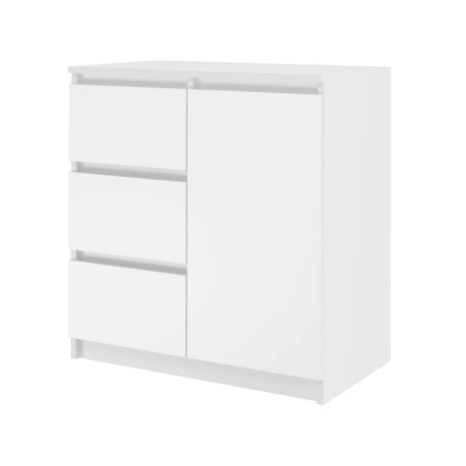 Komoda Malvína 1D3S bílá