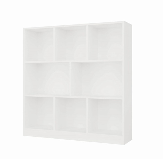 Knihovna Finley 8P bílá