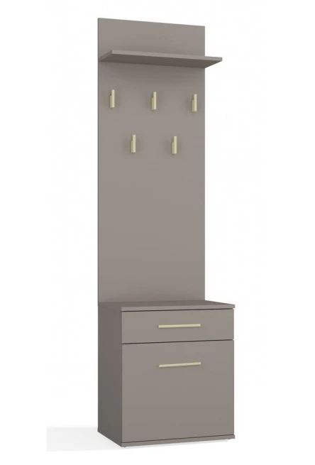 Předsíňová stěna Topaz šedá jíl