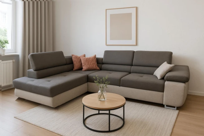 Sedací souprava Dolly L šedá Neve