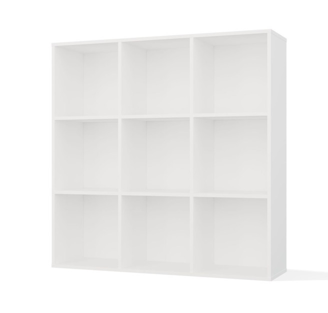 Knihovna Manja 3x3 bílá