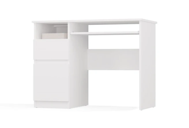 Psací stůl Petros L bílý mat