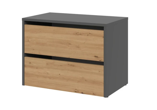 Botník Modis 1 antracit/dub artisan