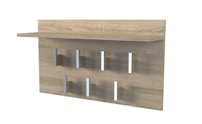 Nástěnný věšák Modis 2F dub sonoma