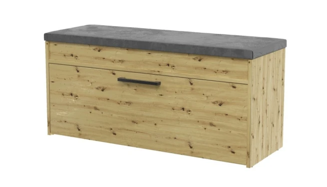 Botník se sedákem Pargas dub artisan