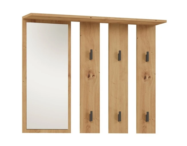 Věšák se zrcadlem PARGAS dub sonoma