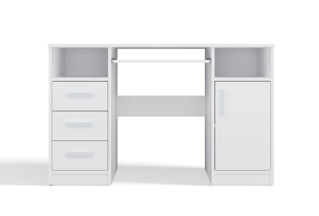 Psací stůl Delvin bílá