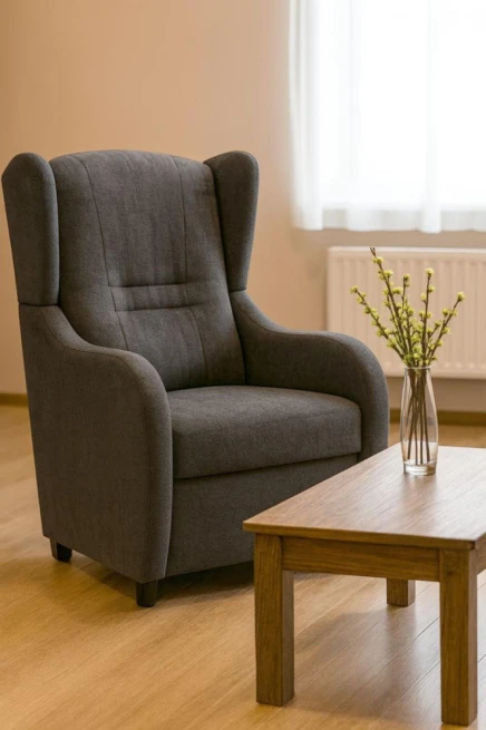 Relaxační křeslo ušák René Aston 17 antracit