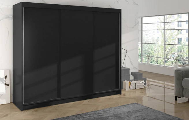 Skříň Debora II 200 - černá