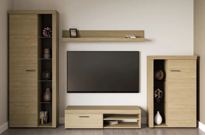 Obývací stěna Rizo dub olejovaný