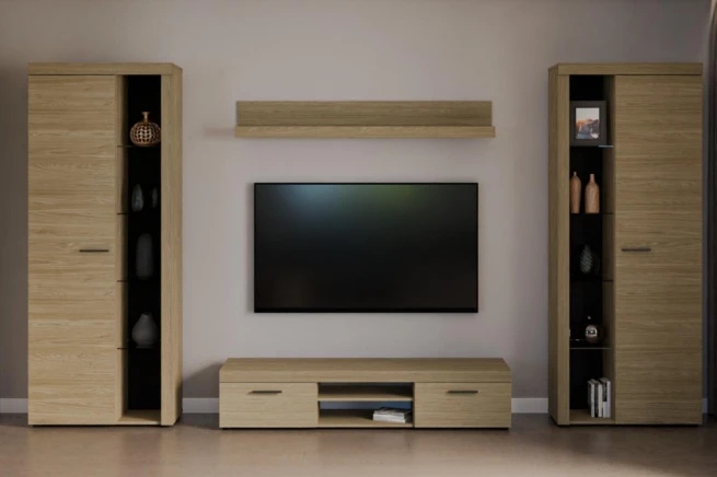 Obývací stěna Rizo dub olejovaný