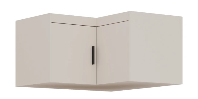 Nástavec na rohovou skříň Enja 2D písková béžová