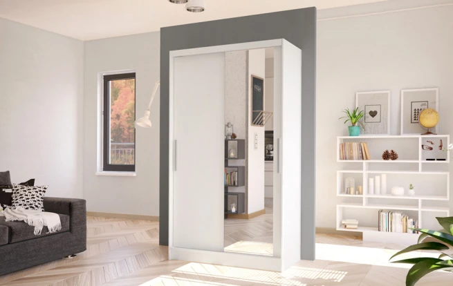 Skříň Kosta VI 100 - bílá