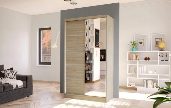 Skříň Diem III 100 - dub sonoma