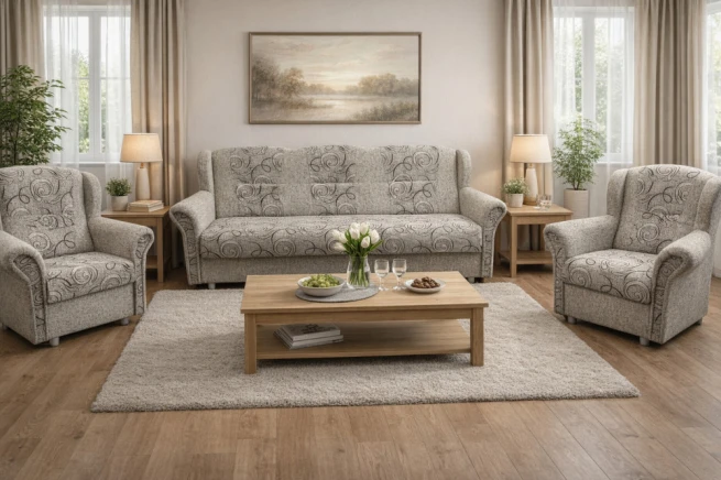 Sedací souprava Agáta MAX 3F+1+1 Rosita 104/koo